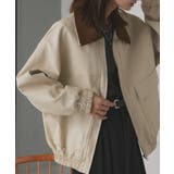 コーデュロイカラーレザーブルゾン | ad thie | 詳細画像14