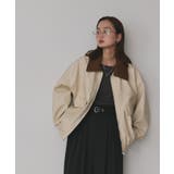 コーデュロイカラーレザーブルゾン | ad thie | 詳細画像16