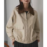 コーデュロイカラーレザーブルゾン | ad thie | 詳細画像19