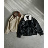 コーデュロイカラーレザーブルゾン | ad thie | 詳細画像23