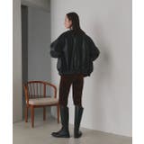 コーデュロイカラーレザーブルゾン | ad thie | 詳細画像4