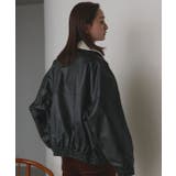 コーデュロイカラーレザーブルゾン | ad thie | 詳細画像6