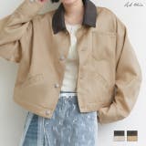 【2025SS新作】カラー配色ツイルワークジャケット | ad thie | 詳細画像1