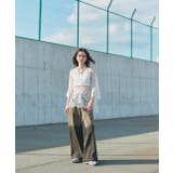 Vネックレースオーバーブラウス | ad thie | 詳細画像11 