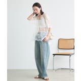 Vネックレースオーバーブラウス | ad thie | 詳細画像14 