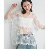 Vネックレースオーバーブラウス | ad thie | 詳細画像16 