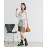 Vネックレースオーバーブラウス | ad thie | 詳細画像25 