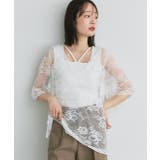 Vネックレースオーバーブラウス | ad thie | 詳細画像28 