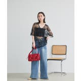 Vネックレースオーバーブラウス | ad thie | 詳細画像36 