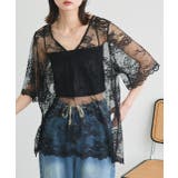 Vネックレースオーバーブラウス | ad thie | 詳細画像41 