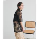 Vネックレースオーバーブラウス | ad thie | 詳細画像51 