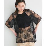 Vネックレースオーバーブラウス | ad thie | 詳細画像53 