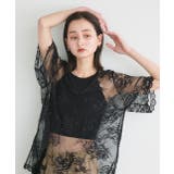 Vネックレースオーバーブラウス | ad thie | 詳細画像54 