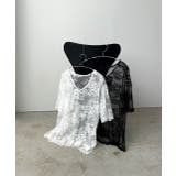 Vネックレースオーバーブラウス | ad thie | 詳細画像62 