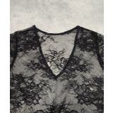 Vネックレースオーバーブラウス | ad thie | 詳細画像63 