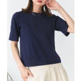 ネイビー | 【2025SS新作】ベーシックコンパクトTシャツ | ad thie