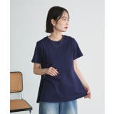 ペプラムフリルデザインTシャツ | ad thie | 詳細画像23 