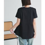 ペプラムフリルデザインTシャツ | ad thie | 詳細画像35 