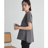 ペプラムフリルデザインTシャツ | ad thie | 詳細画像4 