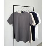 ペプラムフリルデザインTシャツ | ad thie | 詳細画像43 