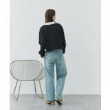 ポロカラースウェットプルオーバー | ad thie | 詳細画像13