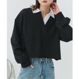 ポロカラースウェットプルオーバー | ad thie | 詳細画像20