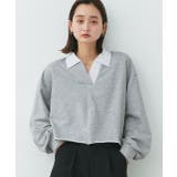 ポロカラースウェットプルオーバー | ad thie | 詳細画像38