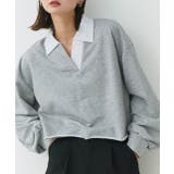 ポロカラースウェットプルオーバー | ad thie | 詳細画像39