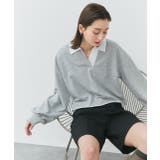 ポロカラースウェットプルオーバー | ad thie | 詳細画像40