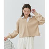 ポロカラースウェットプルオーバー | ad thie | 詳細画像43