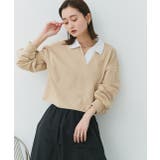 ポロカラースウェットプルオーバー | ad thie | 詳細画像51