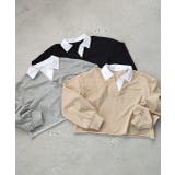 ポロカラースウェットプルオーバー | ad thie | 詳細画像62