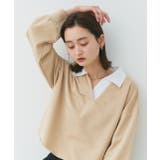 ポロカラースウェットプルオーバー | ad thie | 詳細画像65