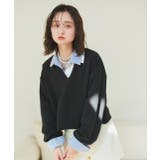 ポロカラースウェットプルオーバー | ad thie | 詳細画像8