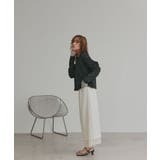 ダブルジップポロニットカーディガン | ad thie | 詳細画像12 