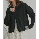 ダブルジップポロニットカーディガン | ad thie | 詳細画像13 