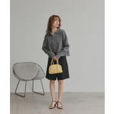 ダブルジップポロニットカーディガン | ad thie | 詳細画像19 