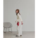 ダブルジップポロニットカーディガン | ad thie | 詳細画像3 