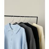 ダブルジップポロニットカーディガン | ad thie | 詳細画像43 