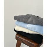 ダブルジップポロニットカーディガン | ad thie | 詳細画像45 