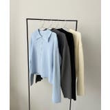 ダブルジップポロニットカーディガン | ad thie | 詳細画像47 