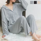 スムースダブルジップパーカールームウェア	 | ad thie | 詳細画像1 