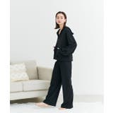 スムースダブルジップパーカールームウェア	 | ad thie | 詳細画像13 