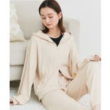 スムースダブルジップパーカールームウェア	 | ad thie | 詳細画像27 