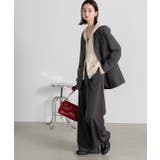 スムースダブルジップパーカールームウェア	 | ad thie | 詳細画像32 