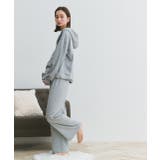 スムースダブルジップパーカールームウェア	 | ad thie | 詳細画像5 