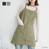 ナイロンダブルジップミニワンピース | ad thie | 詳細画像1 