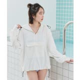 UVカットラッシュガード ハーフジップアノラックパーカー | ad thie | 詳細画像31 