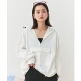 UVカットラッシュガード ハーフジップアノラックパーカー | ad thie | 詳細画像35 