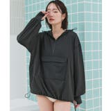 UVカットラッシュガード ハーフジップアノラックパーカー | ad thie | 詳細画像6 